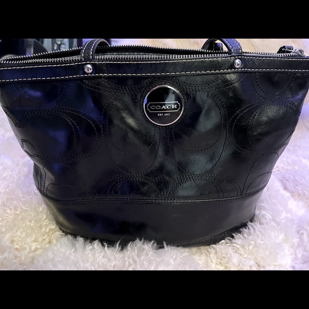 Coach black classic bag